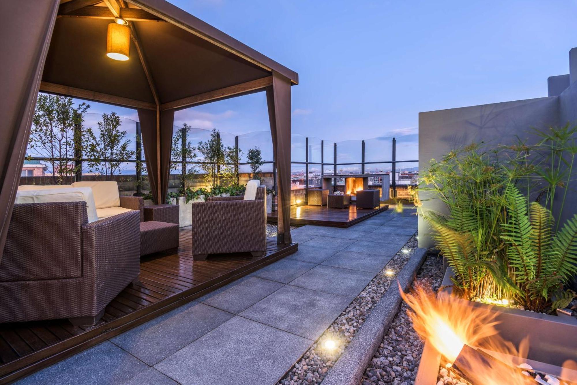 Отель Nh Collection Bogota Andino Royal Экстерьер фото Rooftop bar